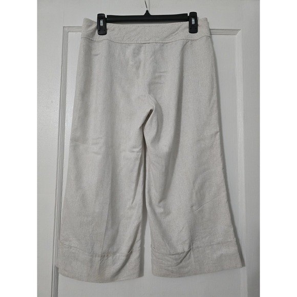 Lillie Rubin Linen Blend Vest Capri Pant Set Size 4 - Picture 7 of 10